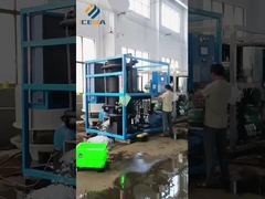 Röhreisenmaschine in Betrieb genommen