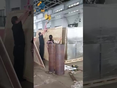 Die Maschine ist verpackt und bereit, zur Fabrik des Kunden versandt zu werden