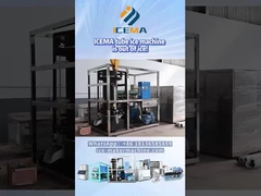 Röhreismaschine mitten im Eis