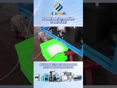 Röhreismaschine mitten im Eis