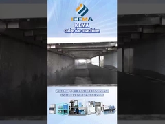ICEMA Industrielle Würfel Eismaschine in der Eisverteilung