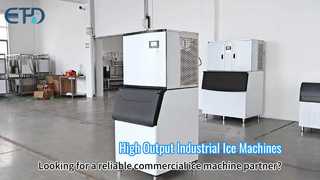 Industrielle Eismaschinenlösungen Hochleistungs-Röhreneisbereiter