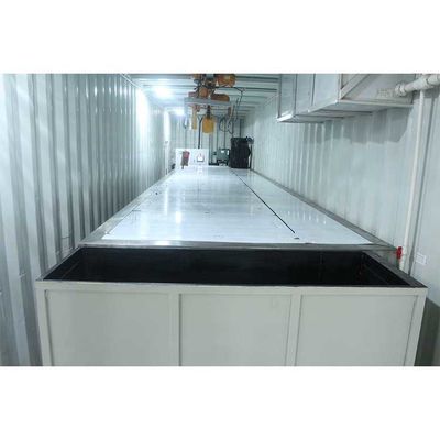10t/24h Container Eismaschine Industrielle Blockeismaschine R404a R22