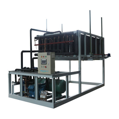 Guter Preis Kleine Luft-Wasserkühlung der Innenkühlungs-Block-Eis-Maschinen-5t 380V Online