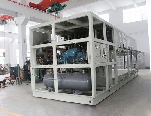 Innenkühlungs-Block-Eis-Maschinen-Süßwasser R22 R404A 10 Tonnen industriell
