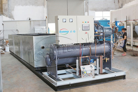 CE 15 Tonnen industrielle Block-Eismaschine 70,5 kW 380 V
