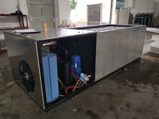 Industrielles 2T / 24H Sole-Kühlblock-Eismaschinen-Salzwasser für Eisfabrik / Kühlhaus / Kühlung / frisch