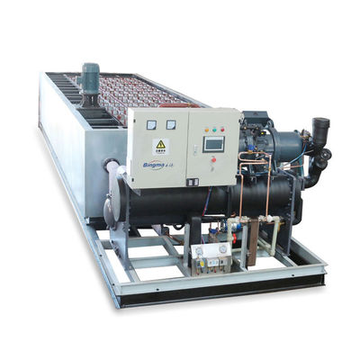 25T / 24H Sole-Kühlblock-Eismaschine Industrielles Salzwasser
