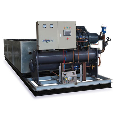 25T / 24H Sole-Kühlblock-Eismaschine Industrielles Salzwasser