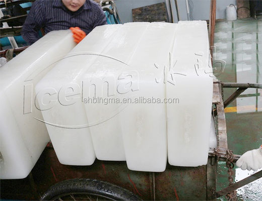 25T / 24H Sole-Kühlblock-Eismaschine Industrielles Salzwasser
