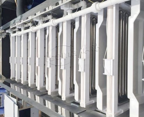 Automatischer Eis-Würfel, der Maschine industrielles 8T/24h für Kaffeestube-Getränk-Industrie-Eis-Fabrik macht