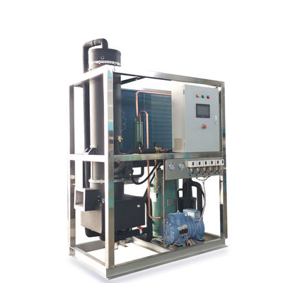 Industrielle Trinkwasser 1 Tonnen pro Tag Runde Eismaschine Röhre Eismaschine Maschine für Eisfabrik