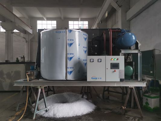 Industrielle Süßwasser-Flocken-Eismaschine 5 Tonnen Direktkühlung