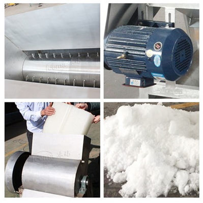 9T/H Ice Crusher Machine CE Edelstahl Ice Shaver Machine Commercial