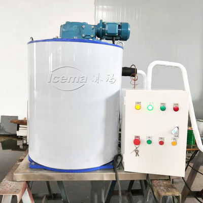 Guter Preis 1 Tonnen kommerzielle Meerwasserflockeneismaschine 400kg 380V Online
