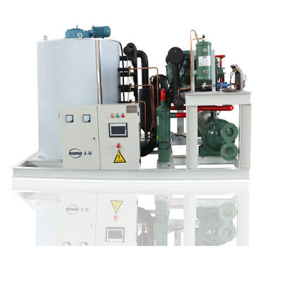 10 Tonnen Meerwasserflockeneismaschine Kommerziell 32kw ​​380V