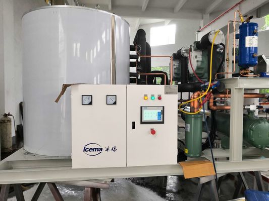 China 50 Tonnen/Tag Containerized Snowflake Ice Machine for Cooling with Factory Price Einheit für das Kühlen von Eis in Behältern