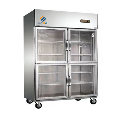 Gewerblicher Kühlschrank aus Edelstahl 780L