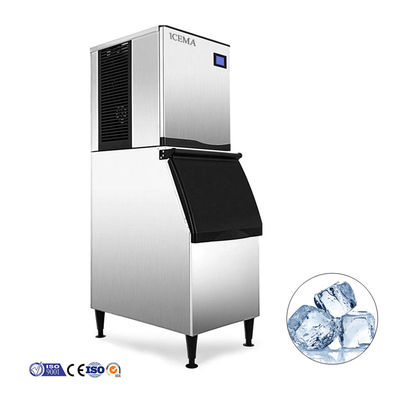 kaufen Auslandsmaschinendienst ICEMA Handelsmaschine zur Herstellung von Eiswürfeln 300 kg 400 kg 500 kg online manufacture