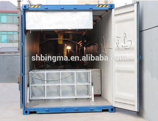 2000 KG TECUMSEH Kompressor 15 Tonnen Container Block Eismaschine mit mobiler Anlage