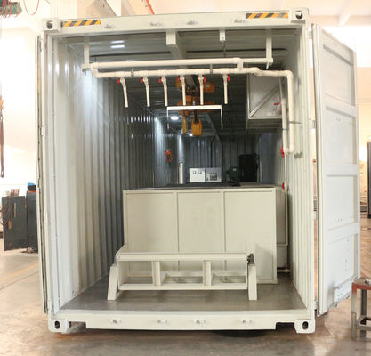 2000 KG TECUMSEH Kompressor 15 Tonnen Container Block Eismaschine mit mobiler Anlage