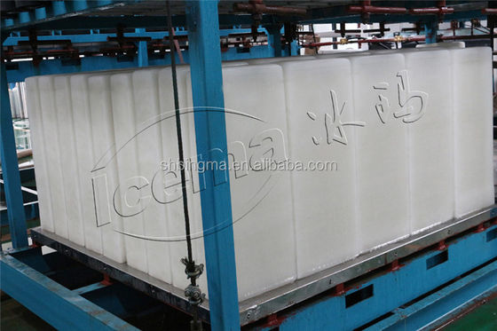 ICEMA 1T-20T/24H Eiskühlmaschine mit direktem Kühlblock für die große industrielle Eisproduktion