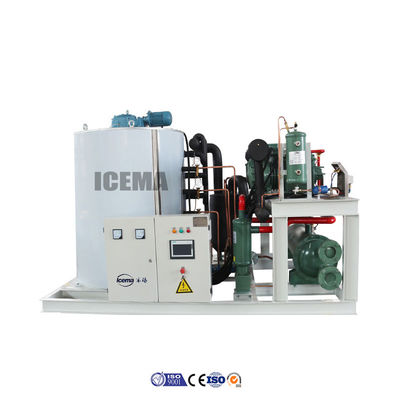 6500 KG Spannung 380V/3P/50HZ Eisschnecke Maschine für die Meeresfrüchtefischerei auf der März-Handelsmesse