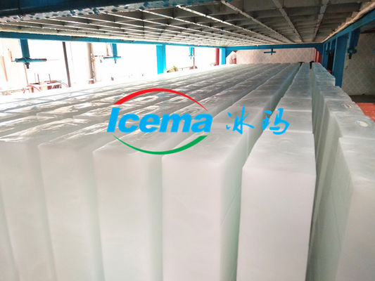 5 Tonnen industrielle Eismaschine mit direkter Kühlung und Kältemittel R404A/R22