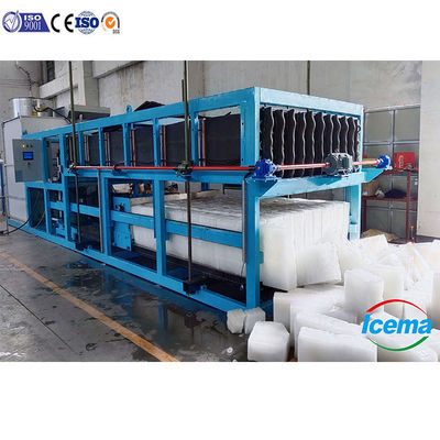 Icema Industrie-Block-Eismaschine Ausgabe 1 t-30 t Für den Handel