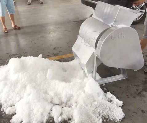 Frische Aufbewahrung Bitzer Kompressor ICEMA Mini Eismaschine für die tragbare Eisproduktion
