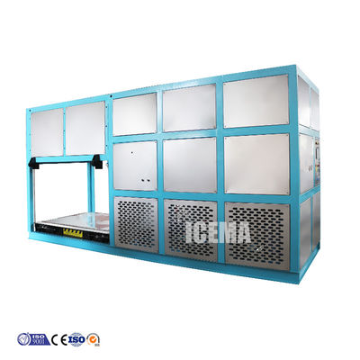 Energieeinsparende 3T Industrie-Eis-Block-Macher-Maschine mit 380V / 3P / 50hz Stromversorgung