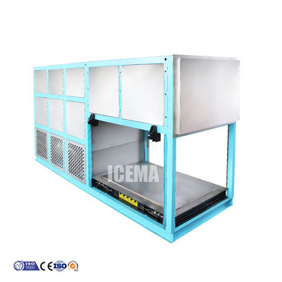 Energieeinsparende 3T Industrie-Eis-Block-Macher-Maschine mit 380V / 3P / 50hz Stromversorgung