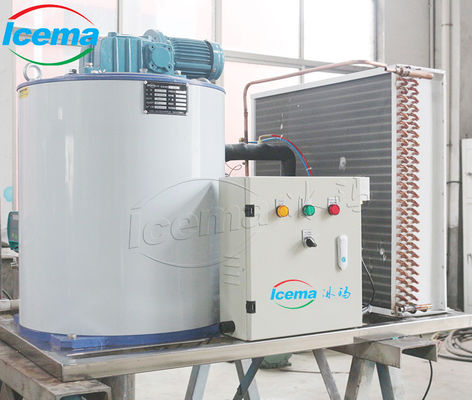 Kompakte Bitzer-Kompressor-Eisblöcke/Flacheneismaschine/Eismaschine für gewerbliche Zwecke