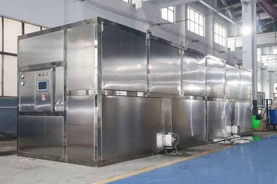 Guter Preis 10 Tonnen Eismaschine mit anpassbarer automatischer Verpackung und 22x22x22 mm Kubik Eisgröße Online
