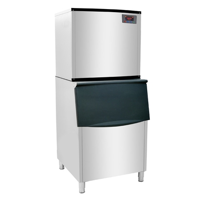 kaufen 500 kg / 24h kommerzielle Würfel Eismaschine Edelstahl Luft-Wasser-Kühlung online manufacture