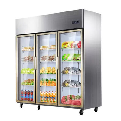kaufen 1350L Sechs-Glas-Türen Gefrierschrank für Restaurant Online-Herstellung