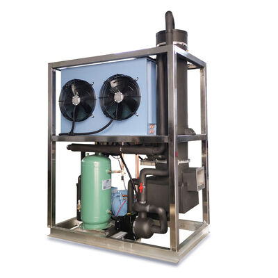 kaufen CE-zertifizierter 1T-Rohreismaschine, benutzerdefinierte Rohreismaschine 1000kg Eislager Emerson Motor Motorgetriebe PLC Pumpe online manufacture