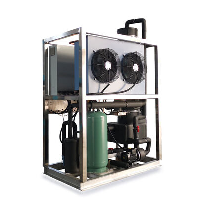 kaufen Industrielle Trinkwasser 1 Tonnen pro Tag Runde Eismaschine Röhre Eismaschine Maschine für Eisfabrik online manufacture