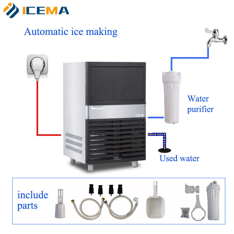 Industrielle Eiswürfelmaschine mit Luftkühlmethode für die Großproduktion