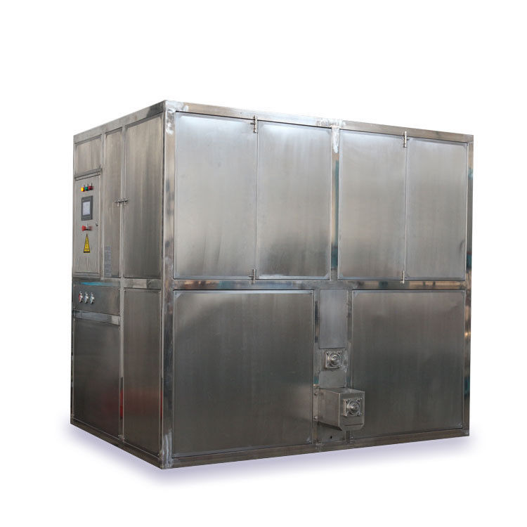 Energieeinsparung ICEMA 1T-10T Industrielle Würfel-Eismaschine für die Lebensmittel- und Getränkeindustrie