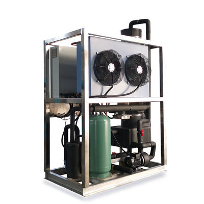 Guter Preis Industrielle Trinkwasser 1 Tonnen pro Tag Runde Eismaschine Röhre Eismaschine Maschine für Eisfabrik Online