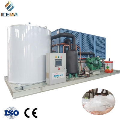 Guter Preis Vollautomatische 25T/H Frischwasser-Flockeneismaschine 380V Online