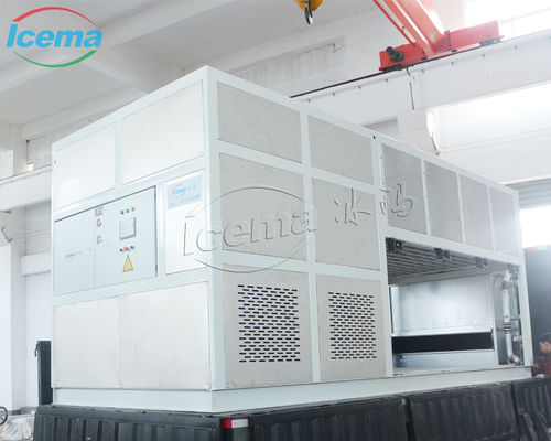 37.5KW Kühlkapazität Direktkühlblock Eismaschine mit Edelstahlplattenverdampfer