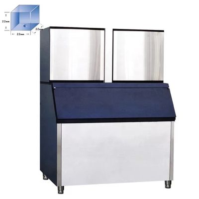Guter Preis 1345*1050*1950mm Kommerzielle 1 Tonnen Würfel Eismaschine für Getränke Wein Tee Online