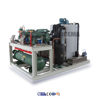 Guter Preis 6500 KG Spannung 380V/3P/50HZ Eisschnecke Maschine für die Meeresfrüchtefischerei auf der März-Handelsmesse Online