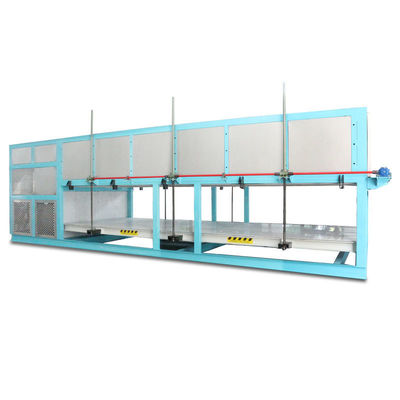 Guter Preis Luft/Wasserkühlung 20 Tonnen Block-Eismaschine kundenspezifisches Industrie-Eis 85,5 kW Online