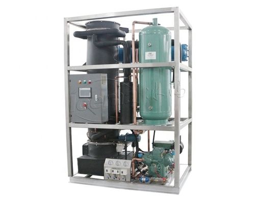 Guter Preis Große Eisproduktion 40KW Zylindrische Röhren-Eismaschine TV50 für den arabischen Nahen Osten Online