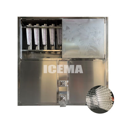 Guter Preis ICEMA 2T/24H Eismaschine Automatische Eiswürfelmaschine für Eiswerke Online