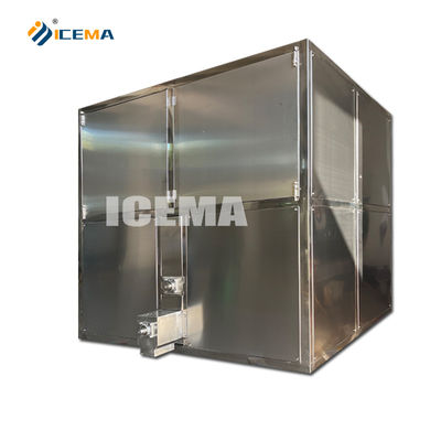 Guter Preis 2T Eiswürfelmaschine Industrielle 1860W Eismaschine Kristall für die Speicherung von Eis 2TON Nutzen Online
